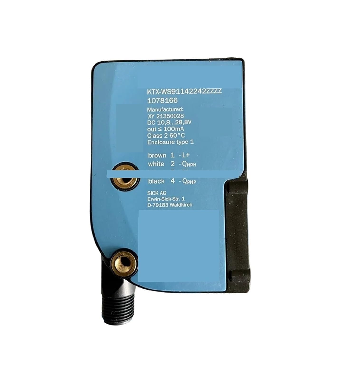 Capteur de couleur KTX-WS91142242ZZZZ pour contrôle qualité et tri sur convoyeur
