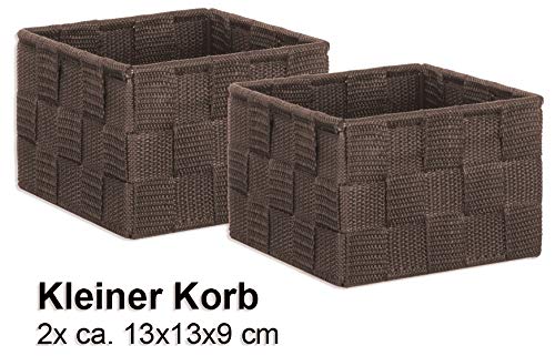 Set 3 Scatole Portaoggetti In Look Rattan 23, 21, 19 Cm - Organizzatore Per Casa - Foto 10