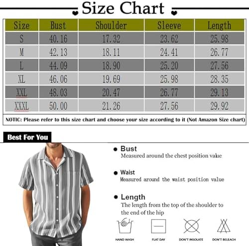 Mens Button Up Shirts Short Sleeve, Hawaiian Shirts Short Sleeve: Down Casual Gradient Print Summer Beach Shirts Tropical Resort Wear Dress Shirt Slim Fit Flannel (3XL, Black) — view 4