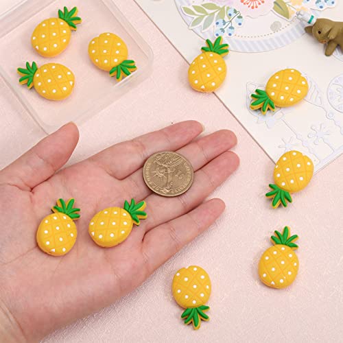 CHGCRAFT 10Pcs Pinefruit Shape Silicone Beads for DIY Necklaces Bracelet Keychain Making Handmade Crafts, Gold - Image 3