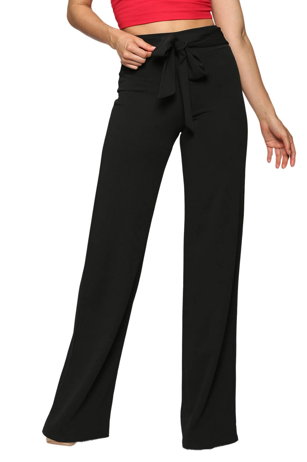 Womens J2 Love Front Tie Palazzo Pants