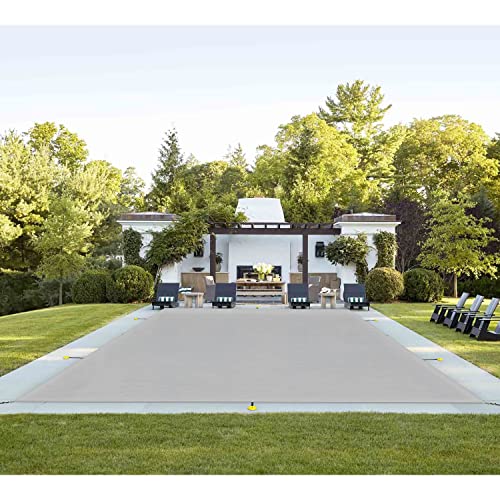 Tang SSDPCSSW22ER2040LGY 20'X40' Rectangle Winter Pool Cover Pool Safety Covers cover