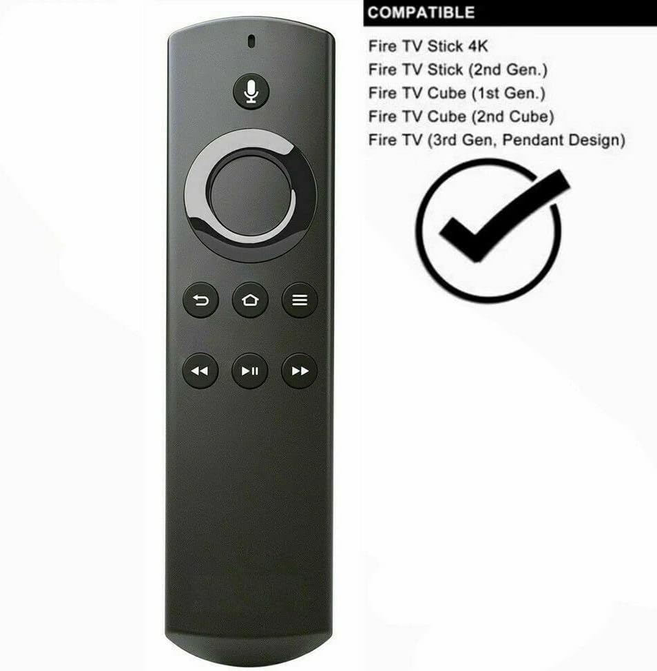 Calvas 2nd Gen Voice WIFI Remote Control DR49WK B for Amazon Fire TV Stick Box
