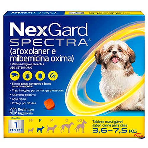 NEXGARD SPECTRA (P) 3,6KG ATÉ 7,5KG