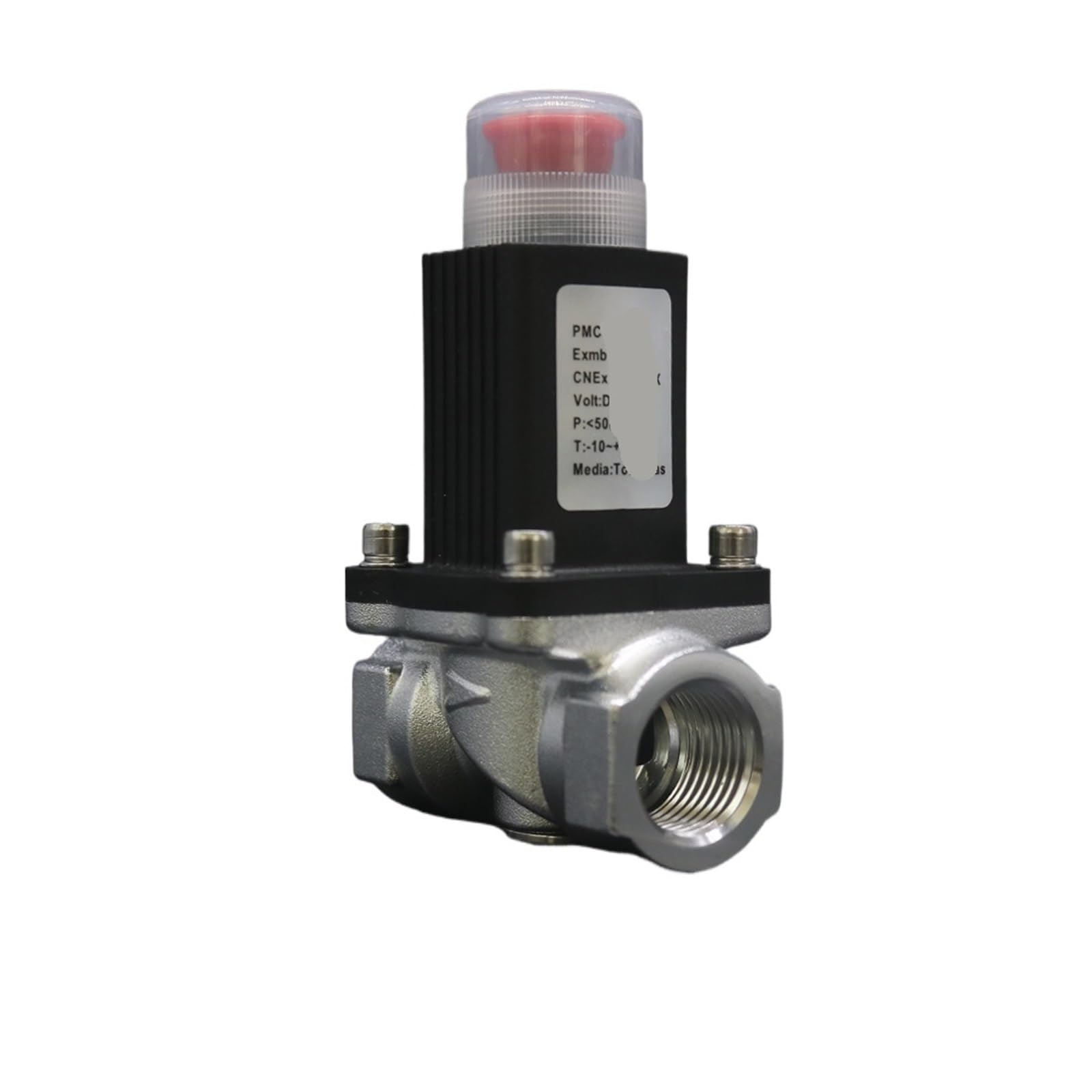 Zawór elektromagnetyczny G1/2" G3/4" G1 do gazu ziemnego LPG, awaryjny zawór odcinający z domowym systemem alarmowym DC9-24V (1 cale)
