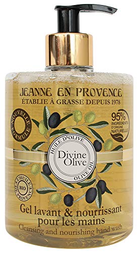Jeanne en Provence - Gel Lavant Mains - Divine Olive - Fabriqué en France - 500 ml Cover