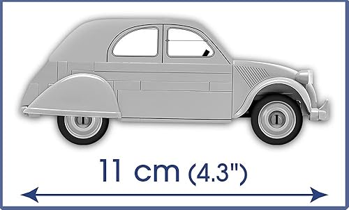 Miniatura 3 de COBI Youngtimer Collection Citroen 2CV Tipo A Vehículo, Plata
