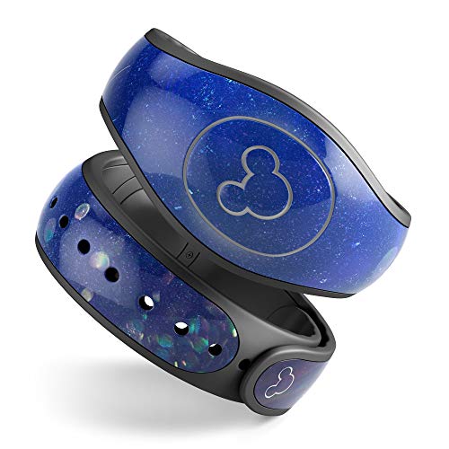 Design Skinz Deep Blue Unfocused Scratches Premium Vinyl Decal Wrap Cover for The Disney MagicBand+ (Fits MagicBand+ for Disney Parks)