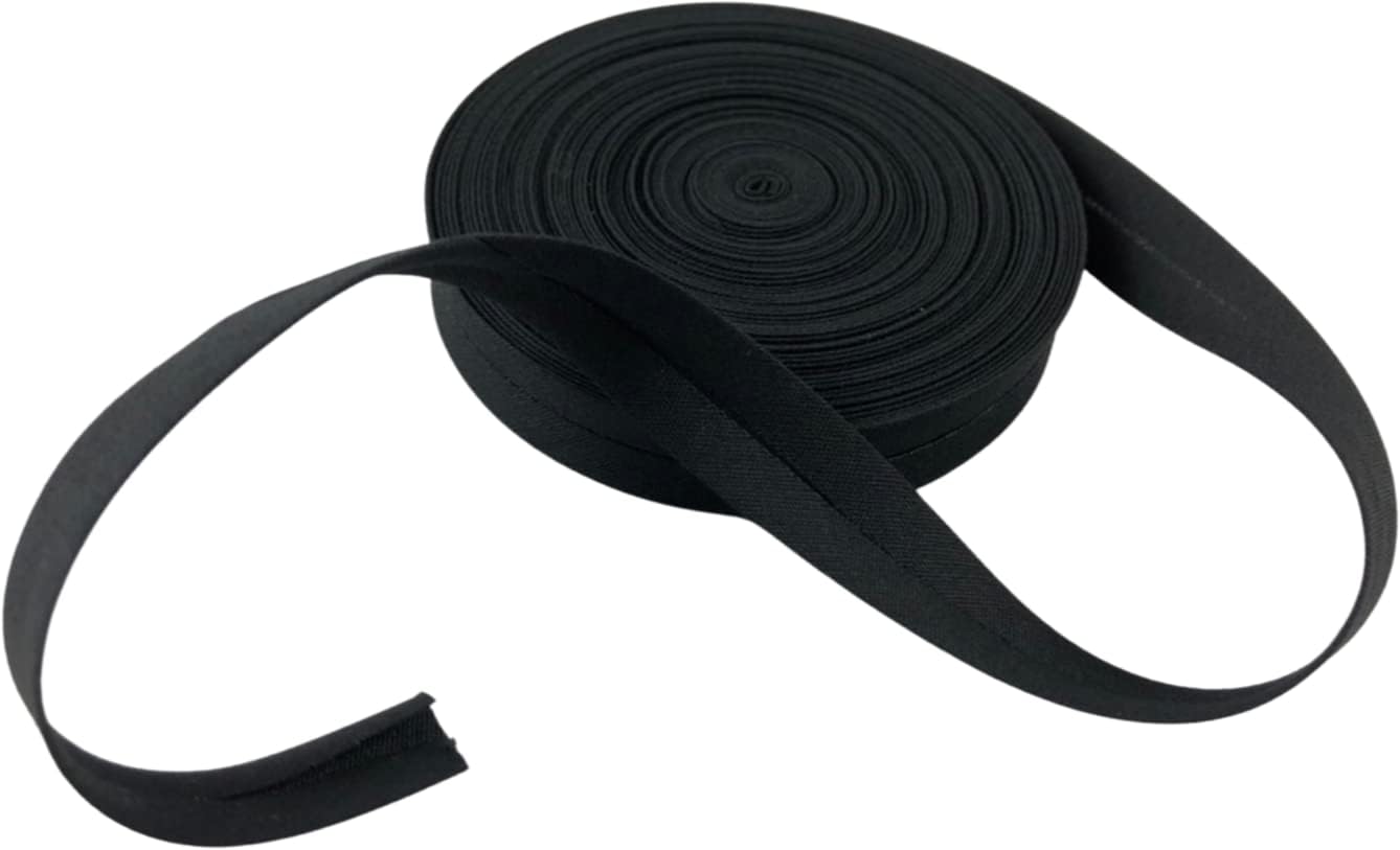 Single Fold Bias Tape 1/2 Inch x10 Yards Polyester Fabric