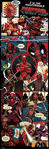 Deadpool Panels Door Poster 53x158cm