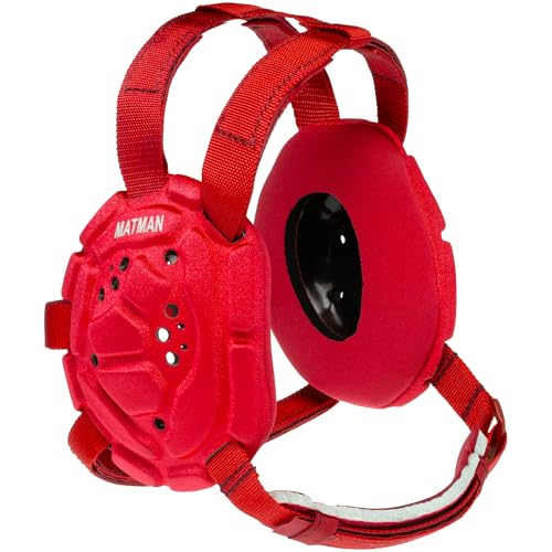 Matman Medalist Adult Wrestling Headgear for Men & Women (Red)