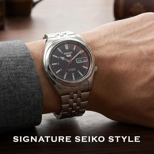 Image of SEIKO Automatic Watch for Men 5-7S Collection - with Day /Date Calendar, Luminous Hands, Stainless Steel Case & Bracelet