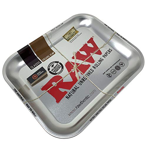 Reds Exklusiv RAW Mischungstablett aus Metall (groß - Silber Metallic)