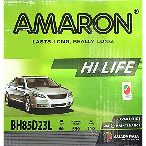 85D23L 60Ah Maintenance Free Car Battery, By Amr