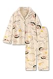 OZDMCR Women's 100% Cotton 2-Piece Pajama Set, Long Sleeves, Cartoon Print, Spring/Autumn (US, Alpha, Medium, 30081# Painting Shin-chan)