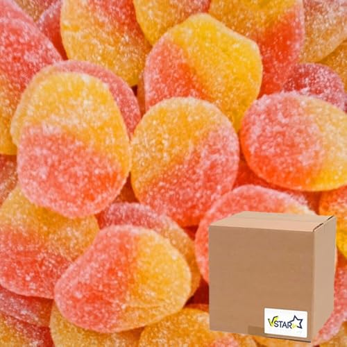 VSTAR Sugared Peaches jelly sweets (3kg)