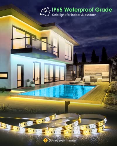LED-Streifen mit Bewegungsmelder von Wefomey USB, wasserdicht, dimmbar