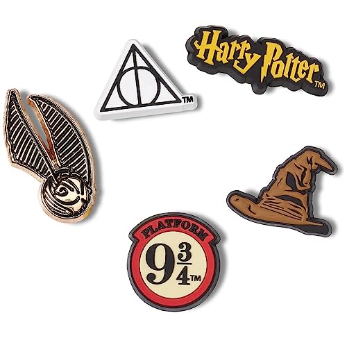 Image of Crocs Jibbitz Shoe Charms, Harry Potter Movie Characters Collection Multi Packs, One Size