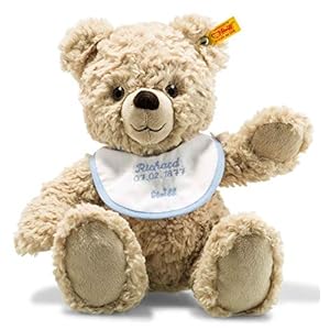 Steiff Kuscheltier Teddybär zur Geburt, Süßes Stofftier, Jungen, Mädchen & Babys ab 0 Monaten, Plüschtier, Lätzchen zum…