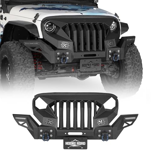 Hooke Road Mad Front Bumper Grill & Winch Plate for