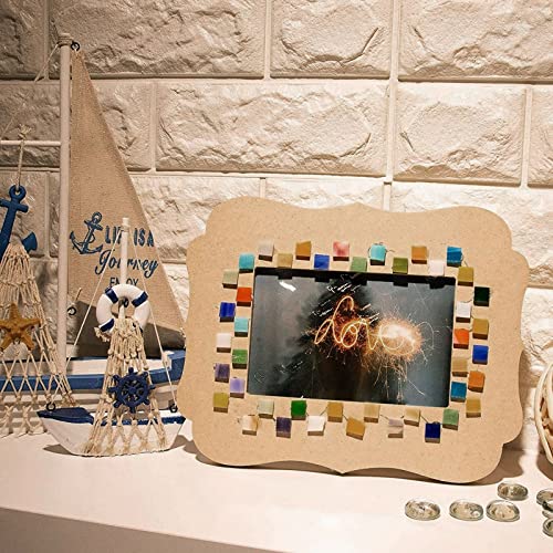 Juvale 6-Pack Unfinished Wood Picture Frames, Holds 4X6 Inch Photos, Wooden Photo Frame For Diy Crafts, Classroom Art Projects, Desk, Home, Office Decor (7.5X9X6.4 In) #TOP4