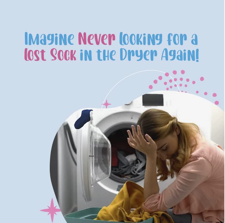 Non Slip Baby Socks that Snap Together in the Laundry - 3 Pack4