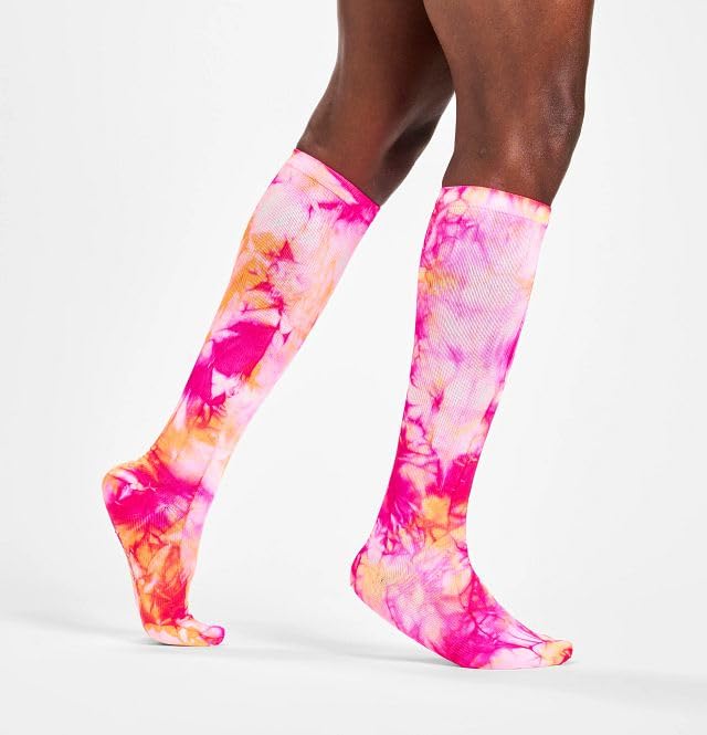 Image of Nurse Mates Women's Extra Wide Calf Socks | 12-14 mmHg Compression | Fits up to 24 inch Calf | Comfort Support