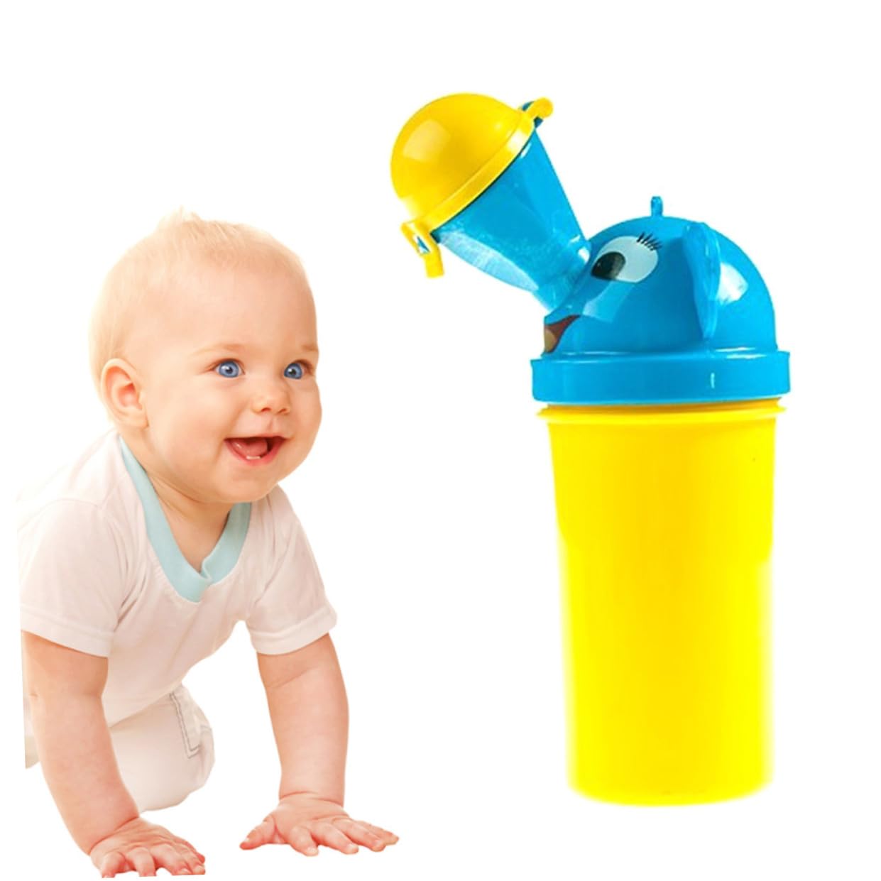 TOYANDONA 2 Pezzi Vasino Portatile Orinatoio Per Bambini Ragazzi Orinatoio Tazze Portatili Per Vaso Camera Con Coperchio Bottiglia Per Per Bambini Vasino Wc Training Bambino
