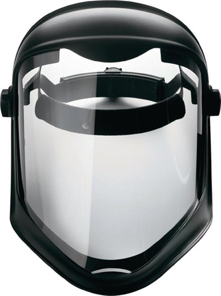 Honeywell 1011623 Bionic Gesichtsschutzschild mit Unbeschichtete Polzcarbotatscheibe Klare Linse