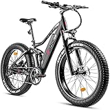 eAhora AM200 750W 14AH Adults Electric Bike 26'' Urban Electric Mountain Bike with Lockout Full...