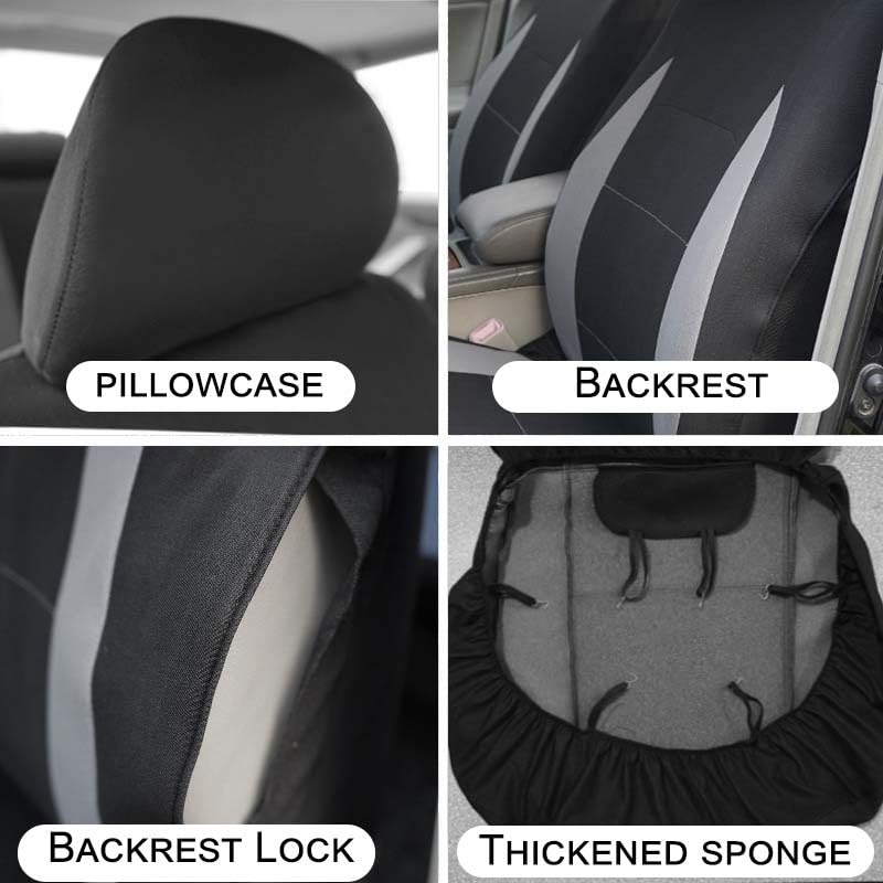 Funda de asiento para Honda Civic de tela transpirable que protege el interior del coche 6