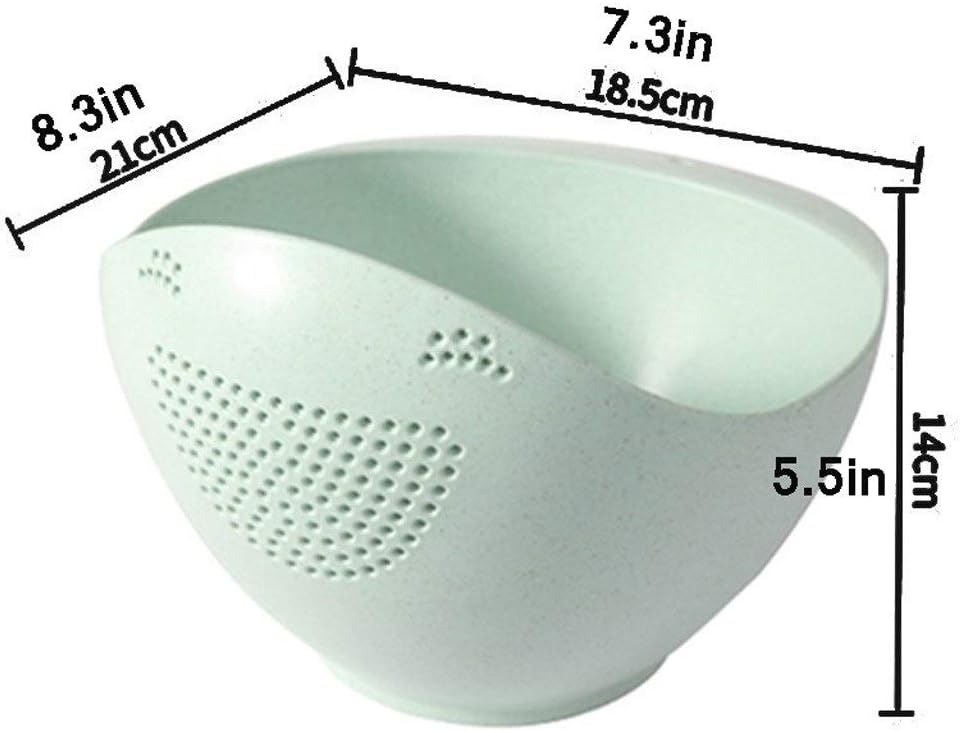 Micro-Perforated Colander Strainer for Rice Pasta Spaghetti Noodles Vegetables Fruits Cooking and Kitchen Use, 2 Pack(A)