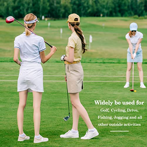 Mepase 4 Pairs Women Golf Sheer Tights UV Protection Stockings with Reinforced Toes Non Slip Sheers Tights Outdoors3