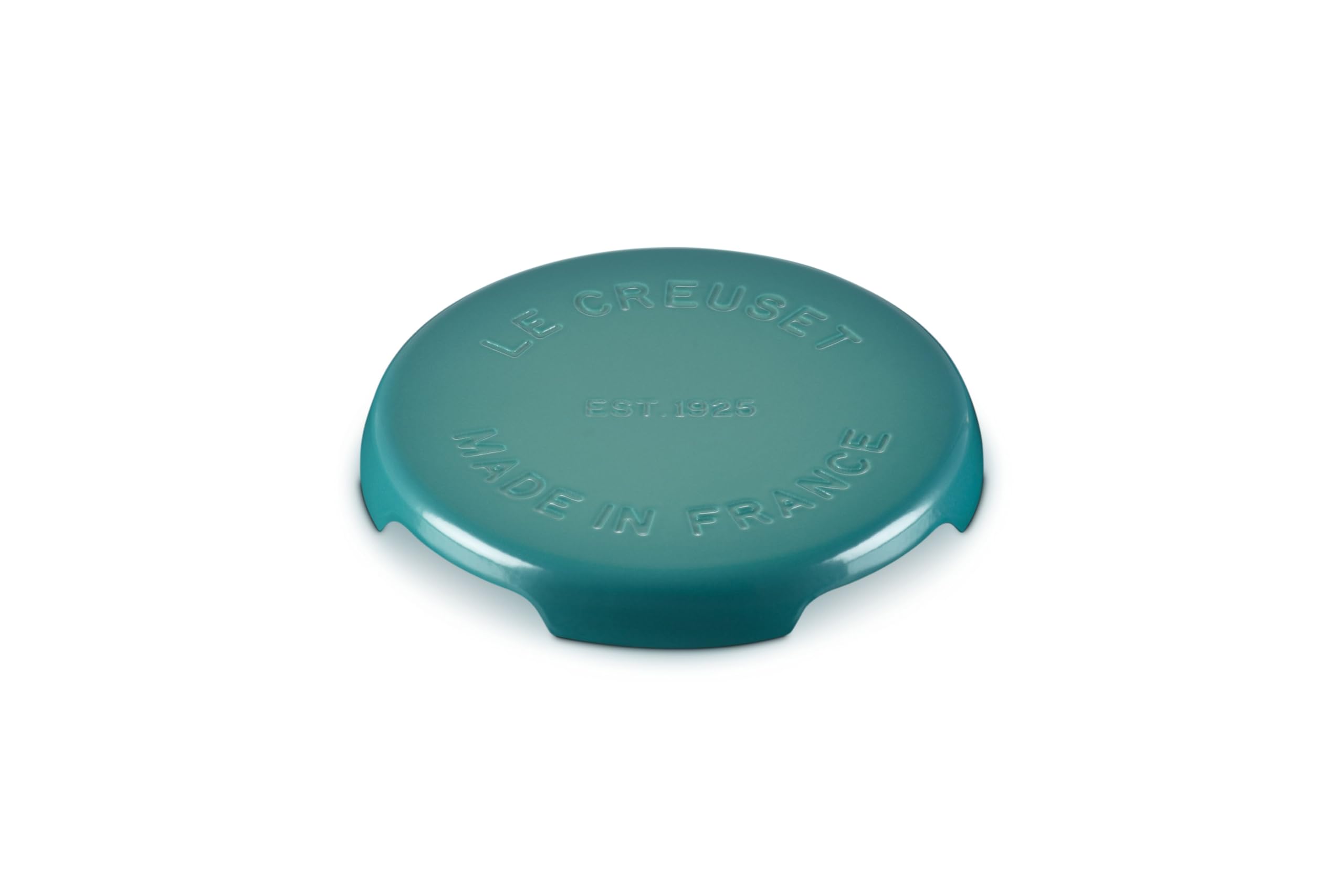 Le Creuset Salvamanteles de hierro fundido esmaltado, 8.8 pulgadas, Riviera