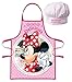 Palleon Minnie - Set grembiule da cucina e cappello da cuoco per bambini