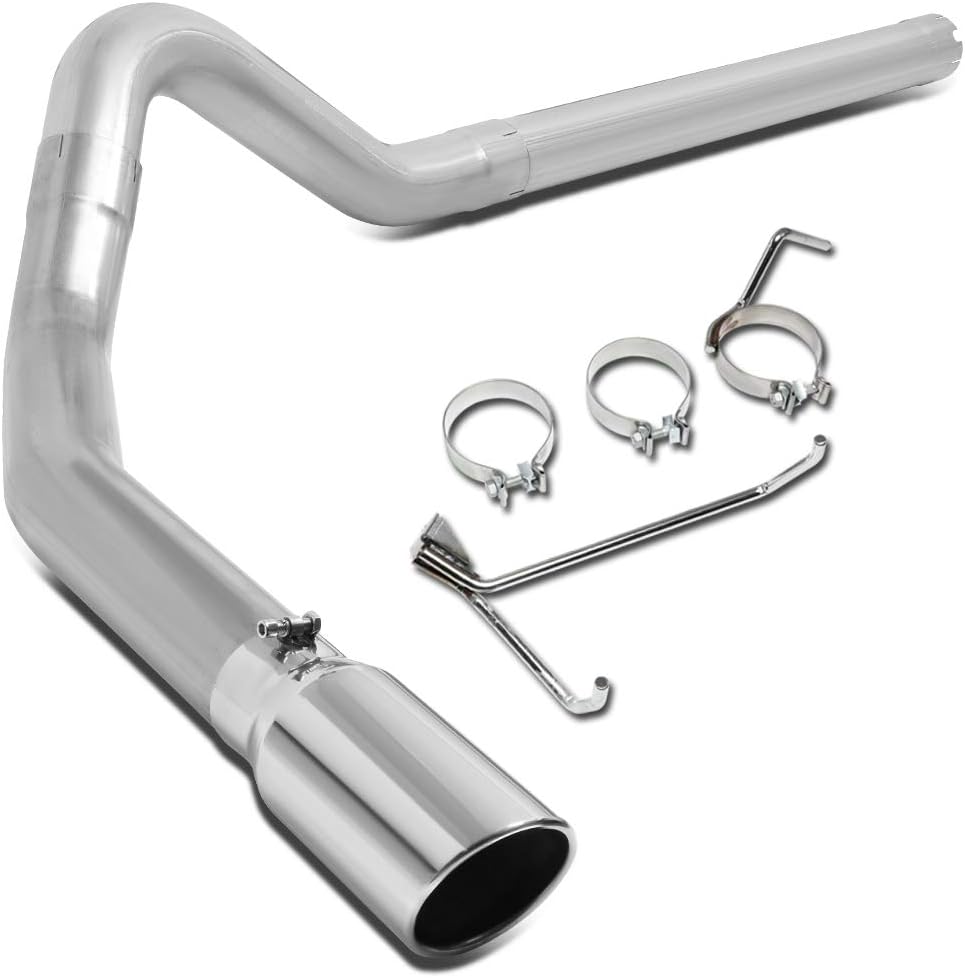 5 Inches Muffler Tip Catback Exhaust System Compatible with Dodge Ram Truck 2500 3500 6.7L Diesel 10-12