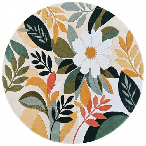 CRAFTSMAN RUGS Elegant Decorative Floral Botanical Rug – Vibrant Multicolor