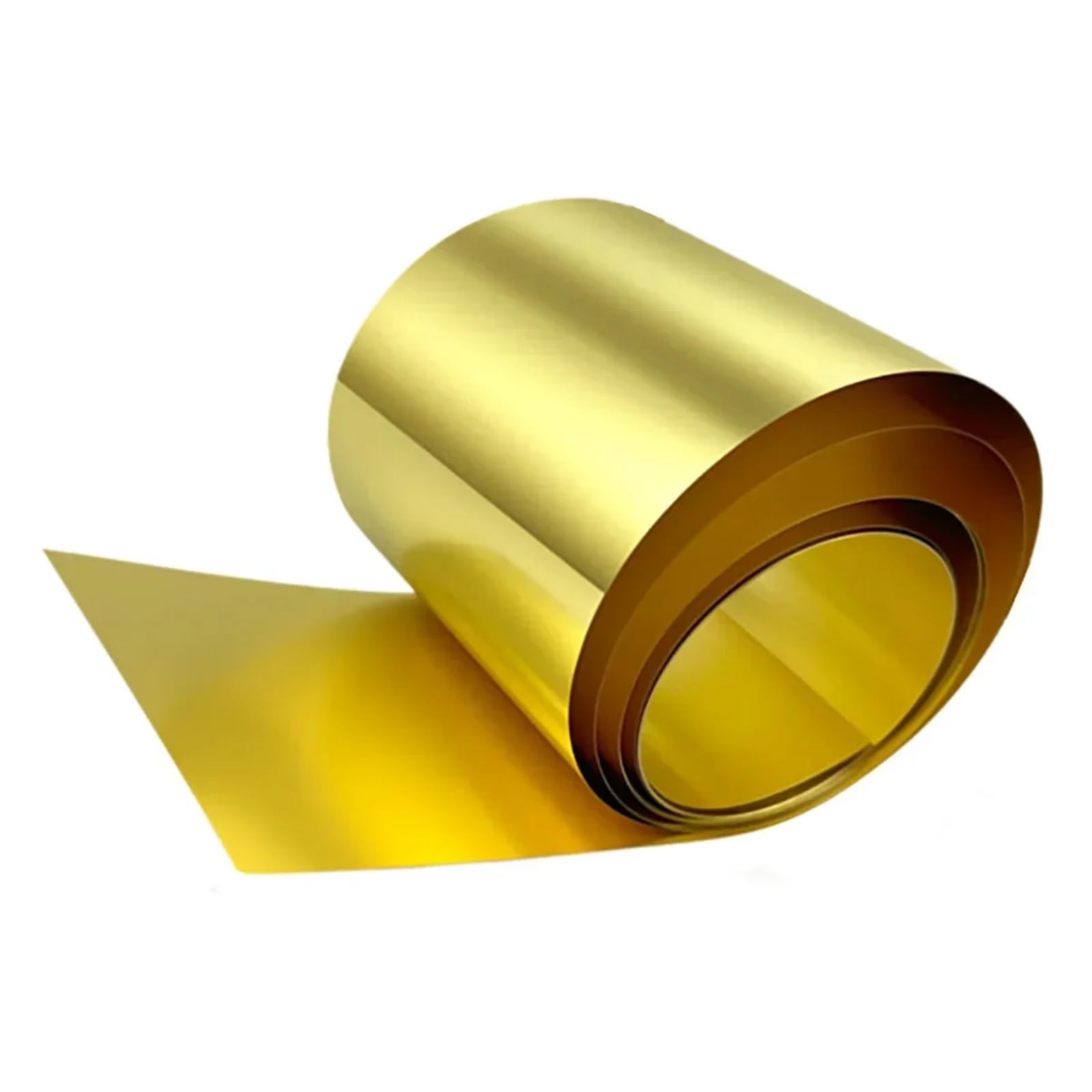 lamiera di ottone in rotolo Striscia di ottone, lamiera, taglio laser della pelle, spessore 0,01-0,6 mm, larghezza 10-400, lunghezza 1000(Thickness 0.01mm,90x1000mm 1pcs)