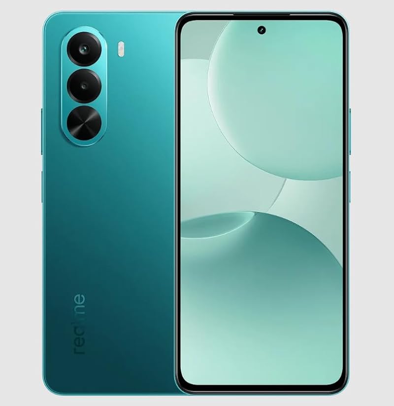 realme P4x 5G Smartphone, Lake Green, 6GB RAM, 128GB Storage