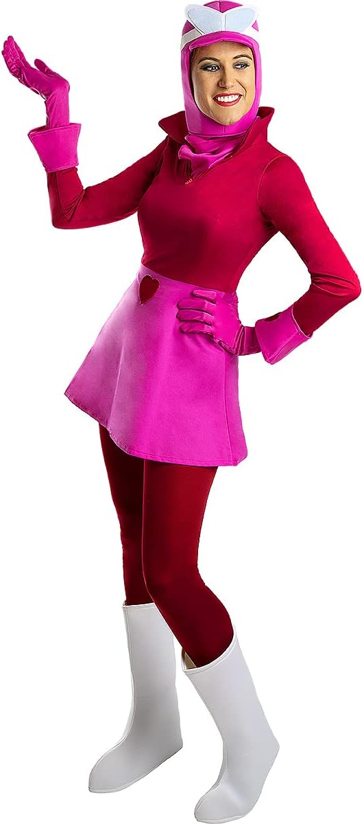 Funidelia | Penelope Pitstop Costume - Wacky Races OFFICIAL for woman Cartoons - Costumes for adults, accessory fancy dress & props for Halloween, carnival & parties - Pink