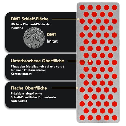 DMT Simple Sharp Diamant Messerschärfer | Messerschleifer für rasiermesserscharfe Klingen mit...