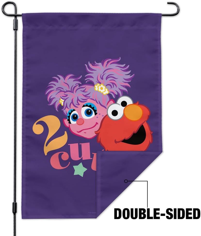Sesame Street Elmo and Abby 2 Cute Garden Yard Flag
