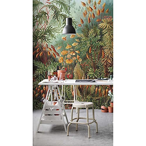 Papiers peints décoration tropicale en latex résistant de 290x290cm