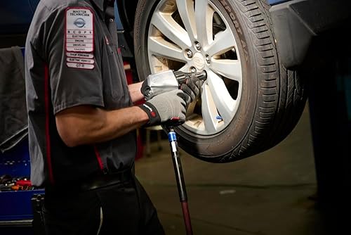 Miniatura 13 de Ingersoll Rand Llave de impacto neumática de 236 12 pulgadas, par máximo inverso de 450 pies-libras, empuñadura de pistola