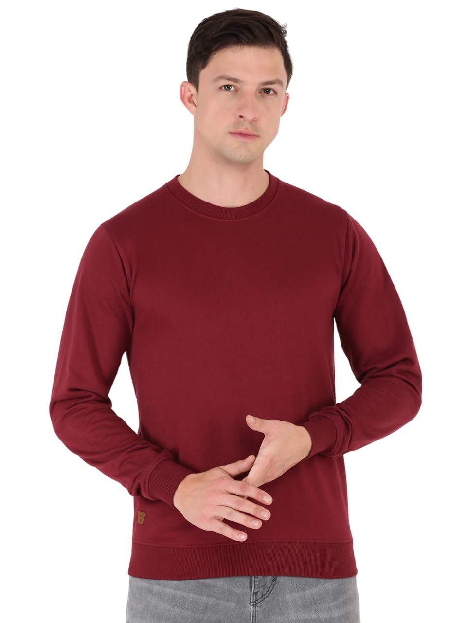 macroman m-series Smart Basic Full Sleeve Round Neck Sweat Shirt for Men (Pack of 1)-picture-12