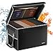 DocSafe File Box Fireproof File Storage Organizer with Lid,Collapsible ...