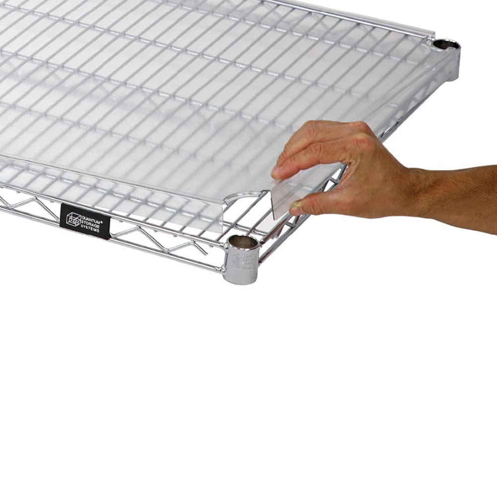 Quantum Storage Systems 1836COV Shelf Cover, 36" W x 18" D, PETG, Clear, NSF