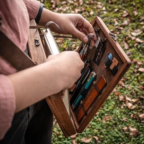 Boîte à écrivains en bois pour ne plus perdre vos lunettes et ciseaux créatifs