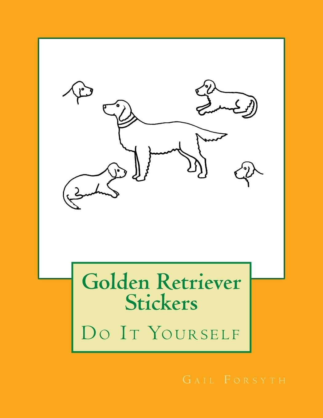 Golden Retriever Stickers: Do It Yourself