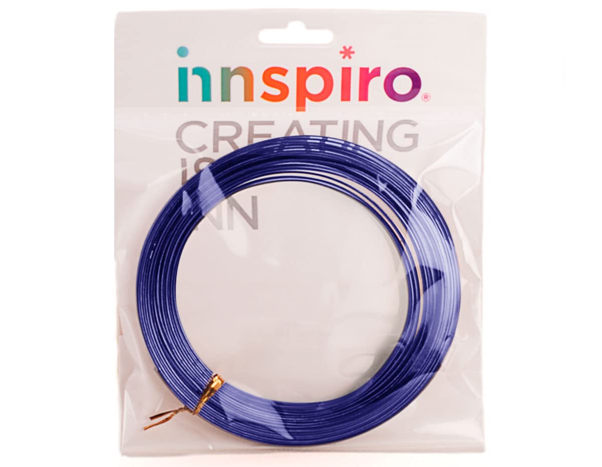 Aluminium wire MAGIC flat blue 7x1 mm. 5 m.